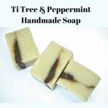 Handmade Soap - Vegan Soap. Ti Tree & Peppermint