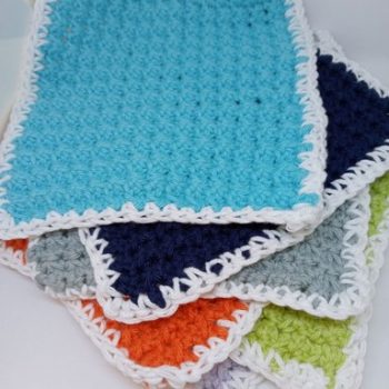 Hand Crochet Wash Cloth in a variety of colours. Made with 100% cotton