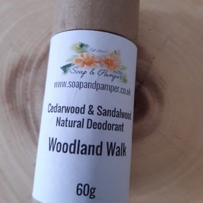 Natural Deodorant Stick- Woodland Walk