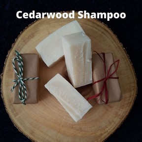 Shampoo Bar - Scented With Cedarwood