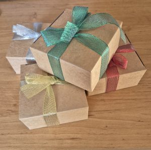 Box Of Handmade Soaps scented with Christmas Scents! 